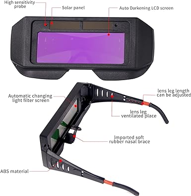 Automatisch abdunkelnde Schweißerbrille