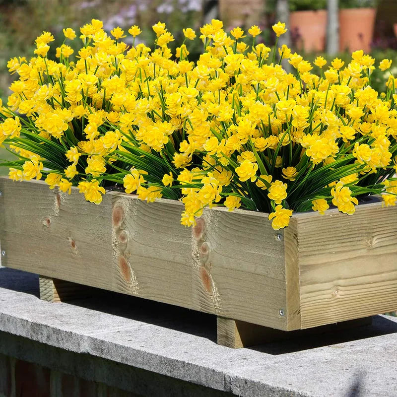 Künstliche Blumen für draußen