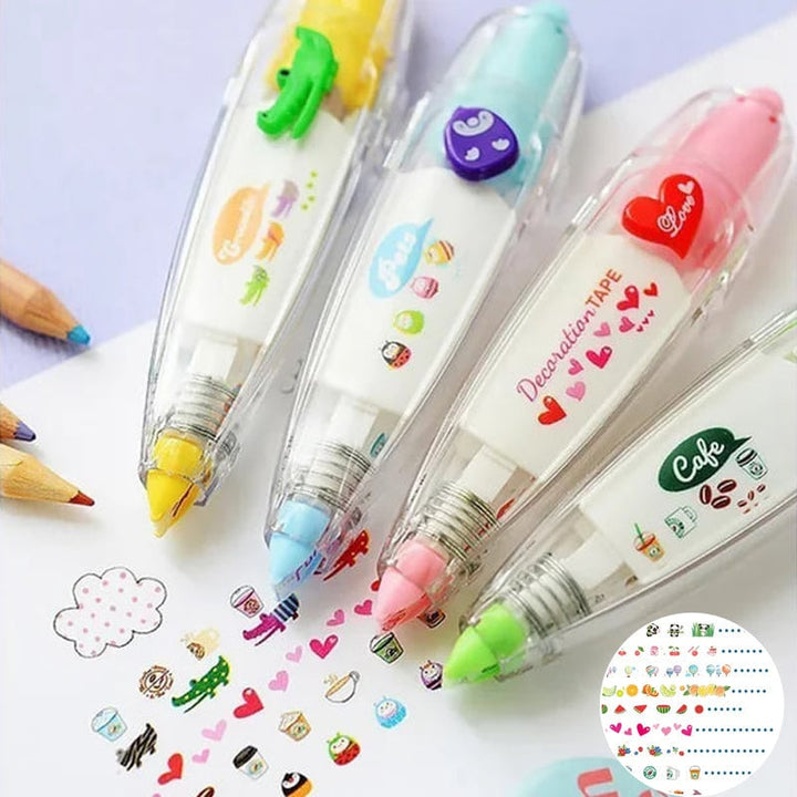 DIY Niedliche Tiere Presse Typ dekorative Stift