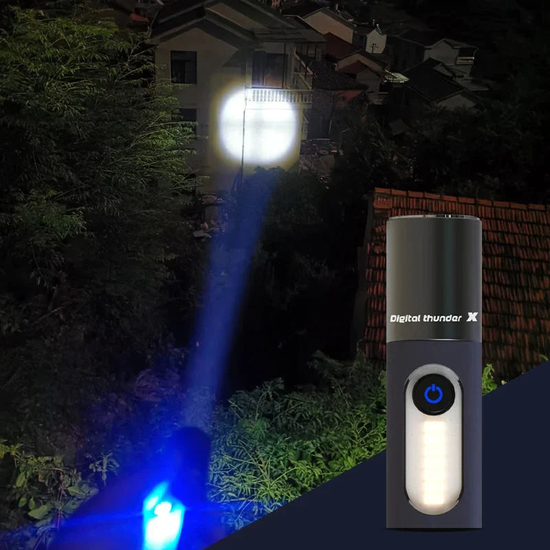 Wiederaufladbare taktische LED-Taschenlampe