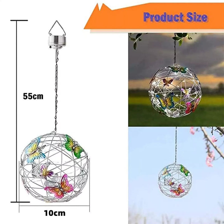 Dekorative Solarleuchte Schmetterling