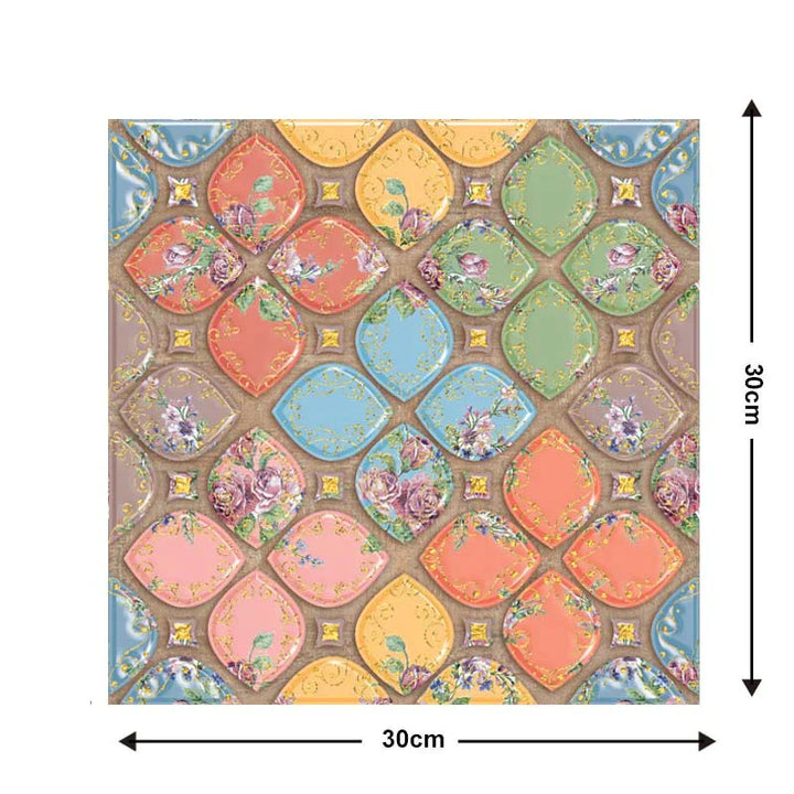 3D-Wandfliesen zum Abziehen und Aufkleben