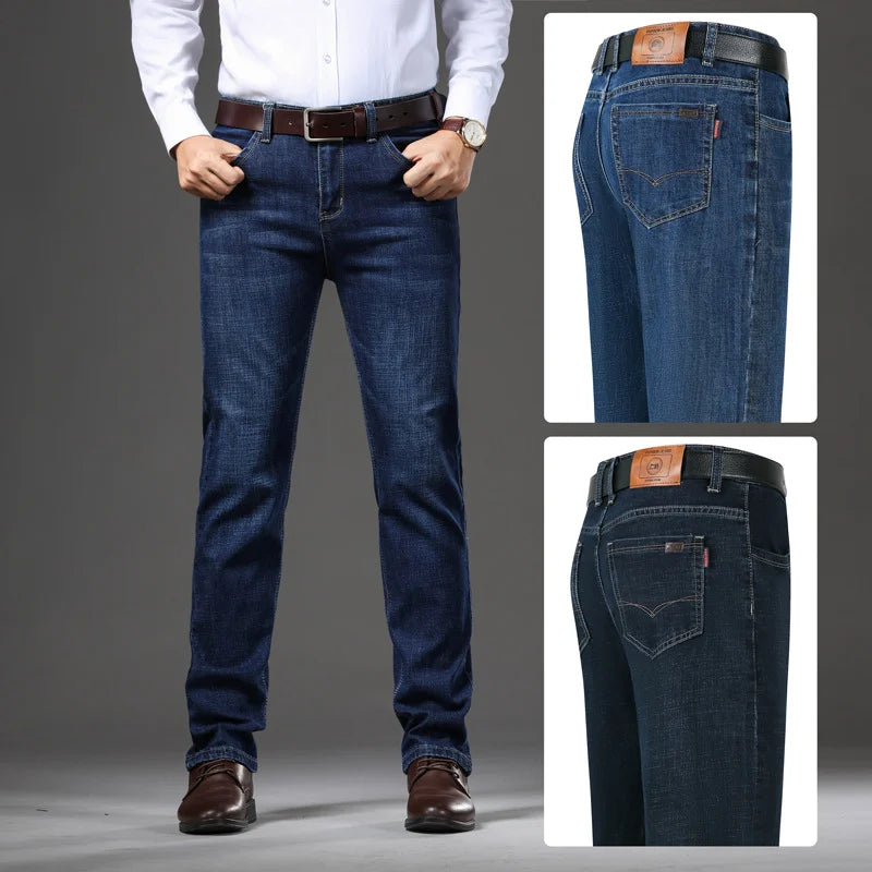 Herren Business Casual Dehnbare Jeans