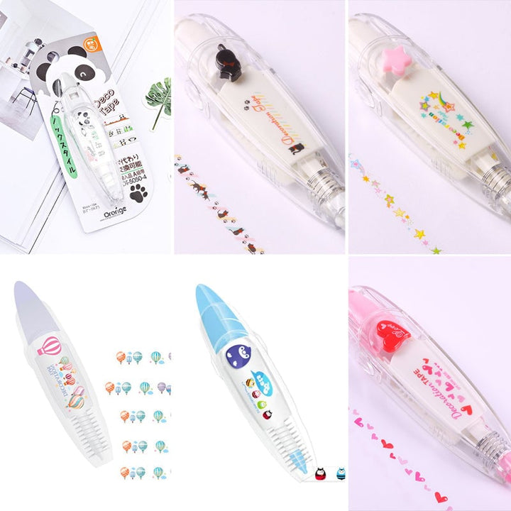 DIY Niedliche Tiere Presse Typ dekorative Stift